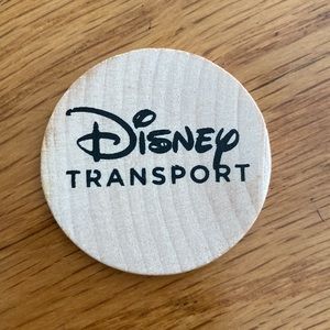 Disney World Transport Wooden Bus Token Souvenir Coin, Lot of 31